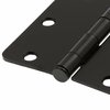 Prime-Line Door Hinge Residential Smooth Pivot, 3-1/2 in. with 1/4 in. Corners, Oil Rubbed Bronze 12 Pack U 11505712